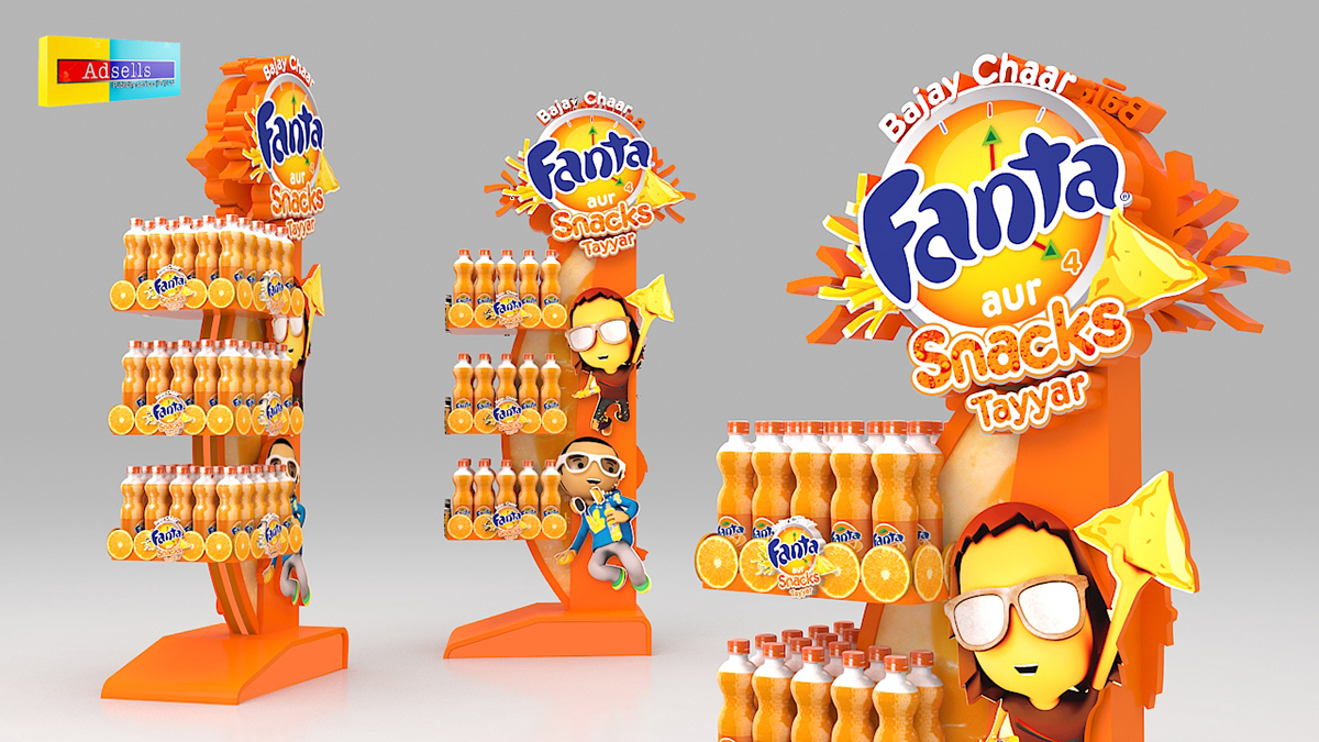  Fanta Display  Gondola on Behance