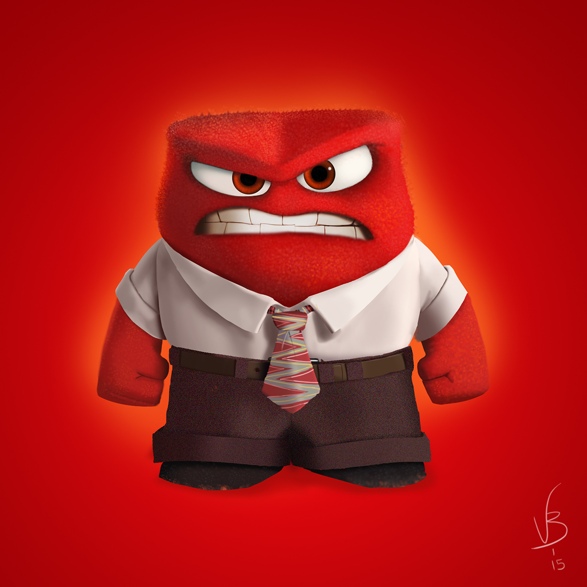 Inside Out - Anger Fanart :: Behance