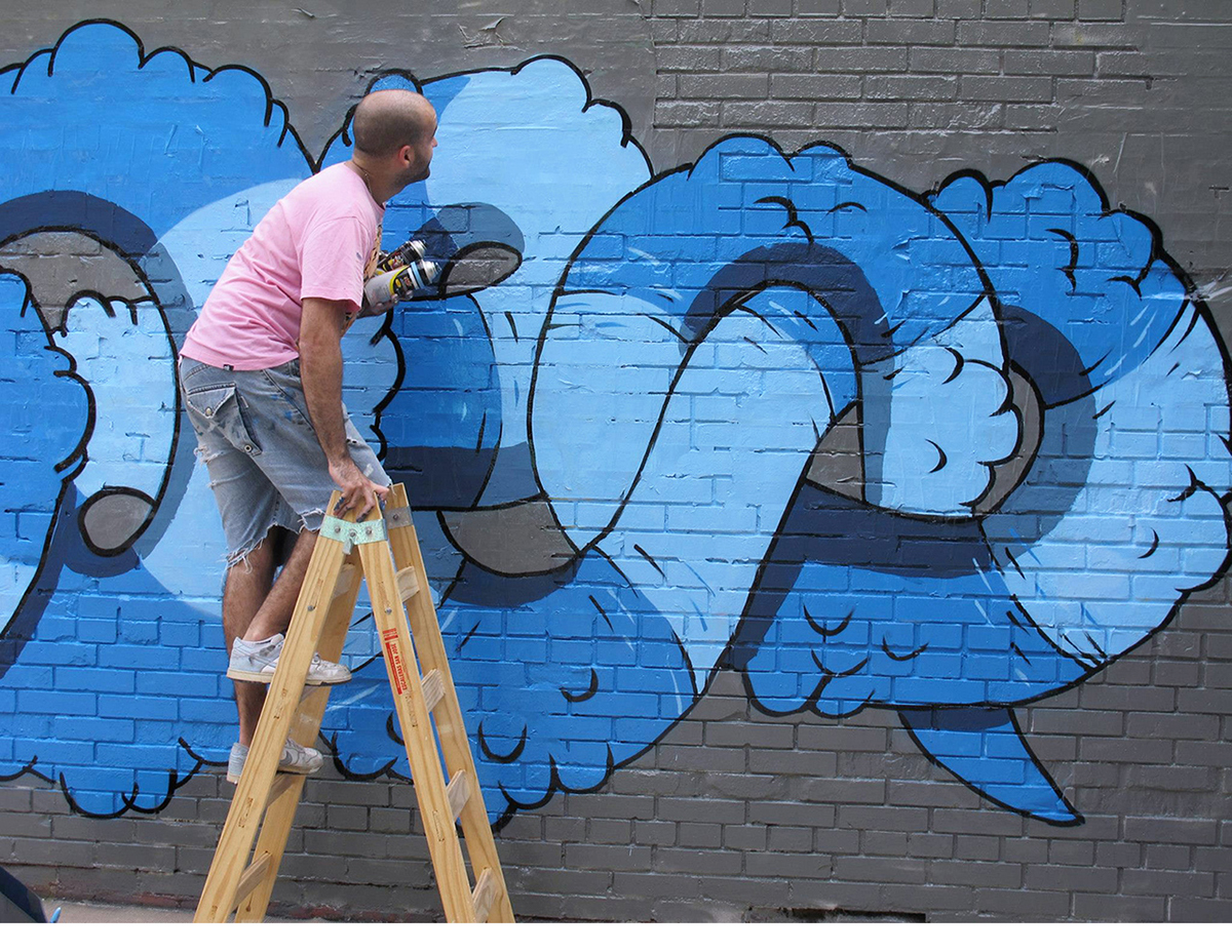 snake boa Vibora principito prince Street art streetart ilustracion diseño gráfico jeansalle aerosol