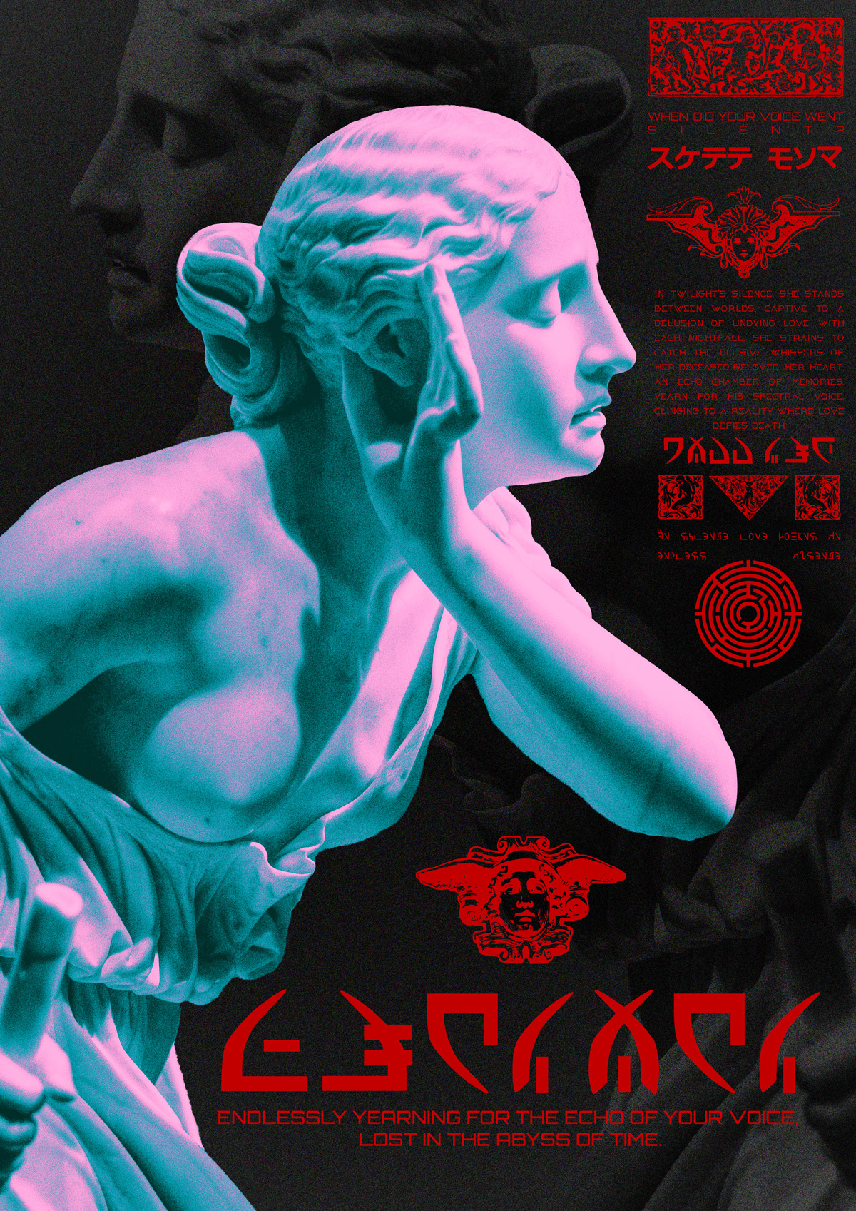 poster Poster Design Ancient nostalgia Ancient Rome mythology Digital Art  Graphic Designer typography   ancient greece