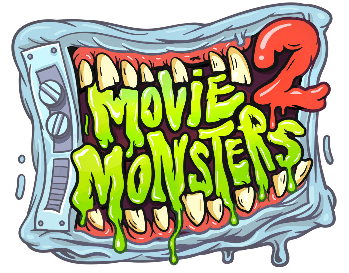 streetart Collaboration art movie monsters horror hill poster sticker ILLUSTRATION 