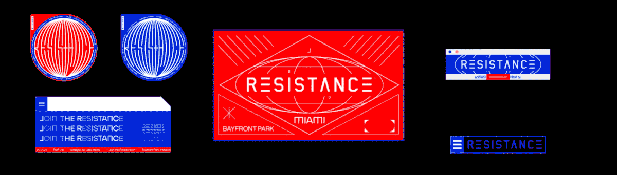 edm festival marketing   motion design music octane resistance techno tour worldwide