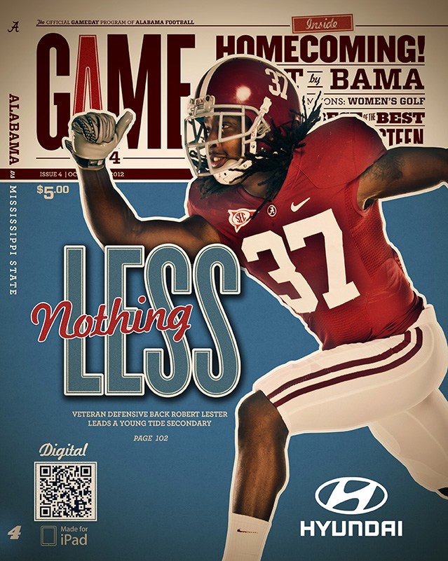 alabama football  program magazine