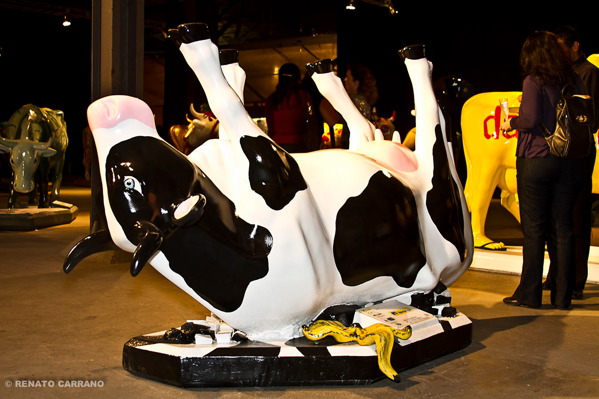 cow  cowparade Rio de Janeiro banana