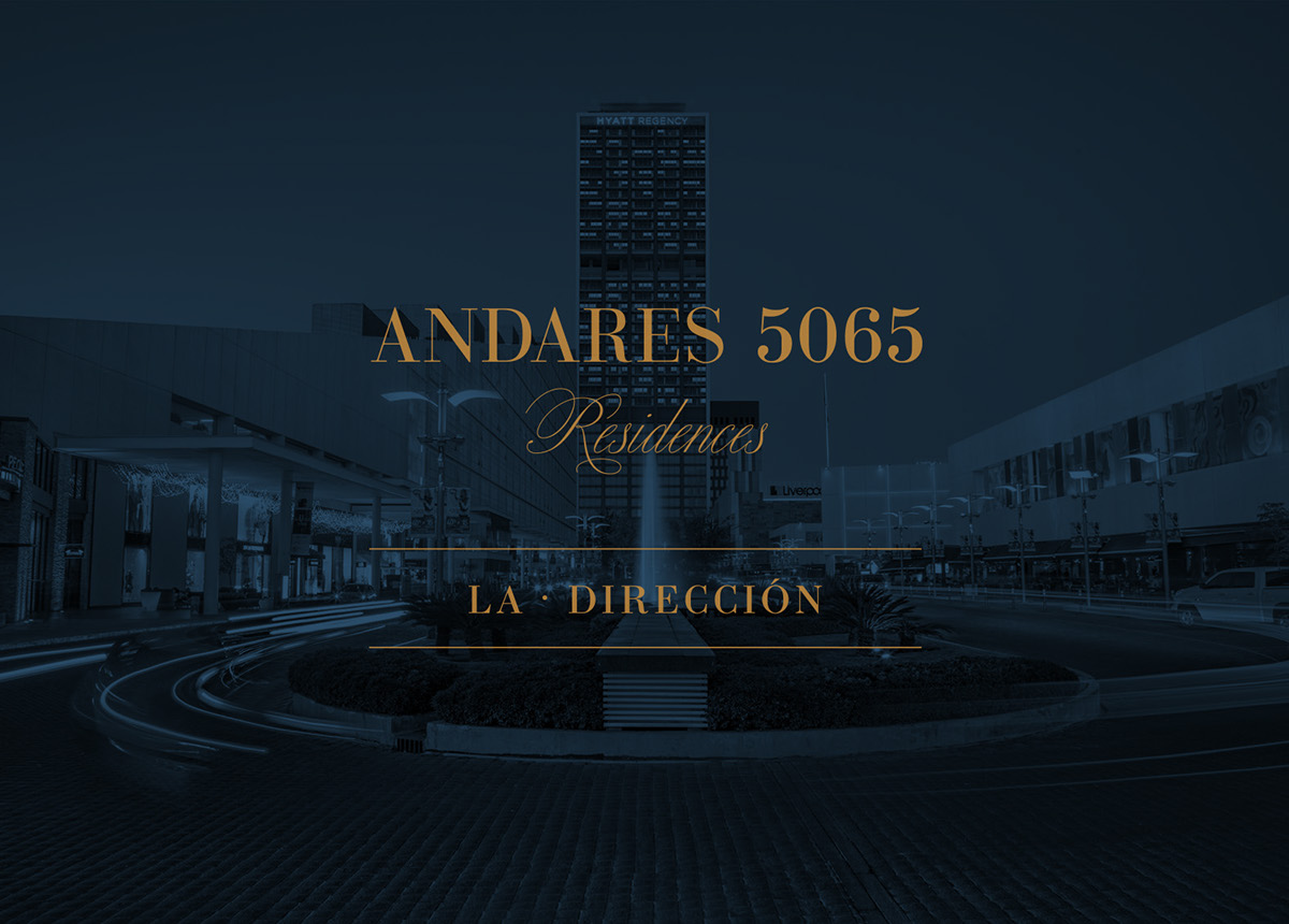 identity tower luxury sophistitation navy blue gold Classic residences hotel Guadalajara mexico studio Stationery