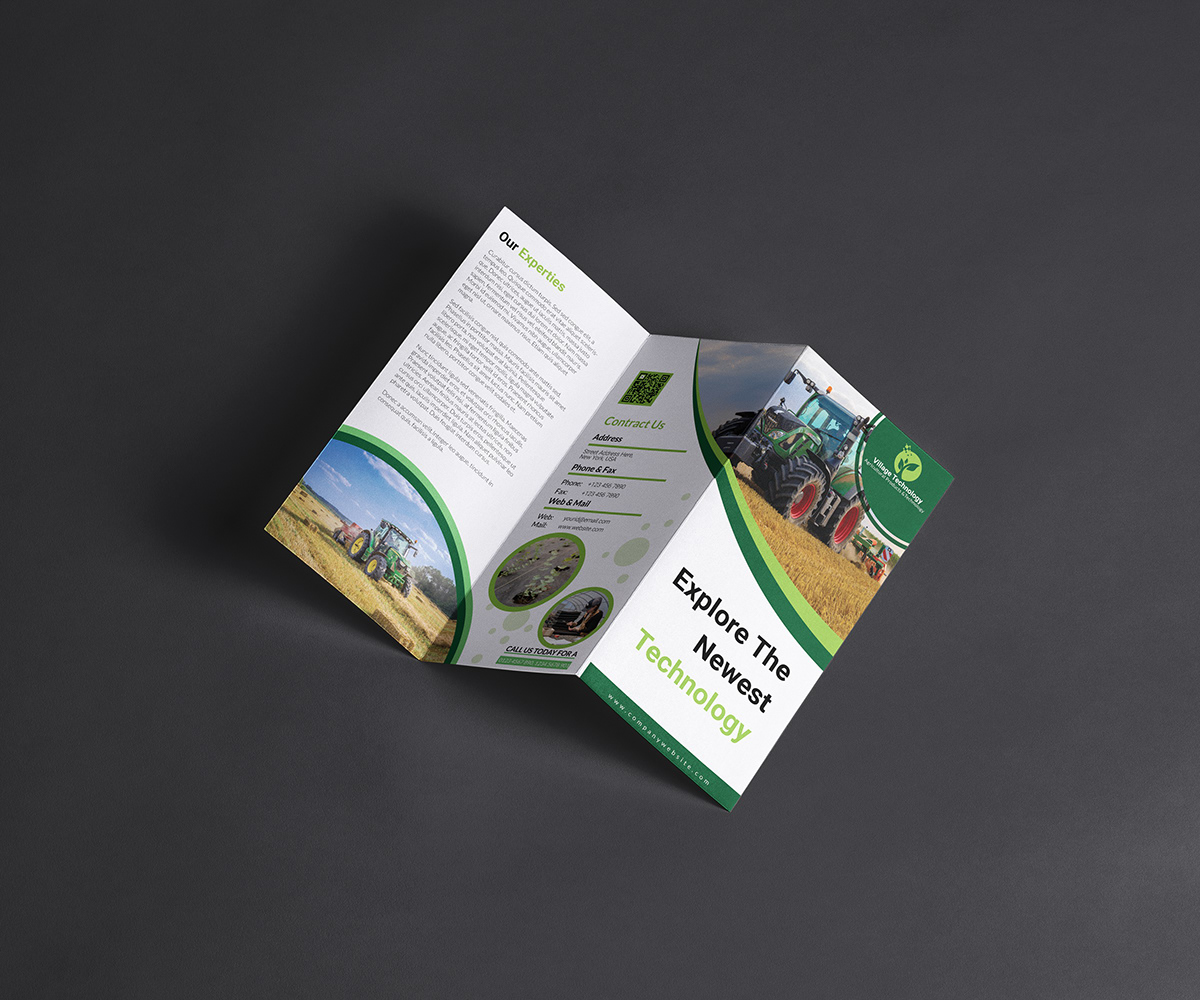 A4 brochure brochure brochure design Brochure Tamplate brochures Go Green tri fold tri-fold trifold Tryfold Brochure