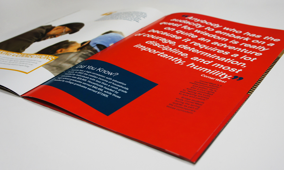 brochure Booklet rebranding layout deisgn design logo brand Education Urban