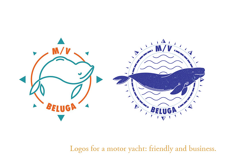 logo Pet Travel cruise yacht wild animals beluga cachalote jewelry