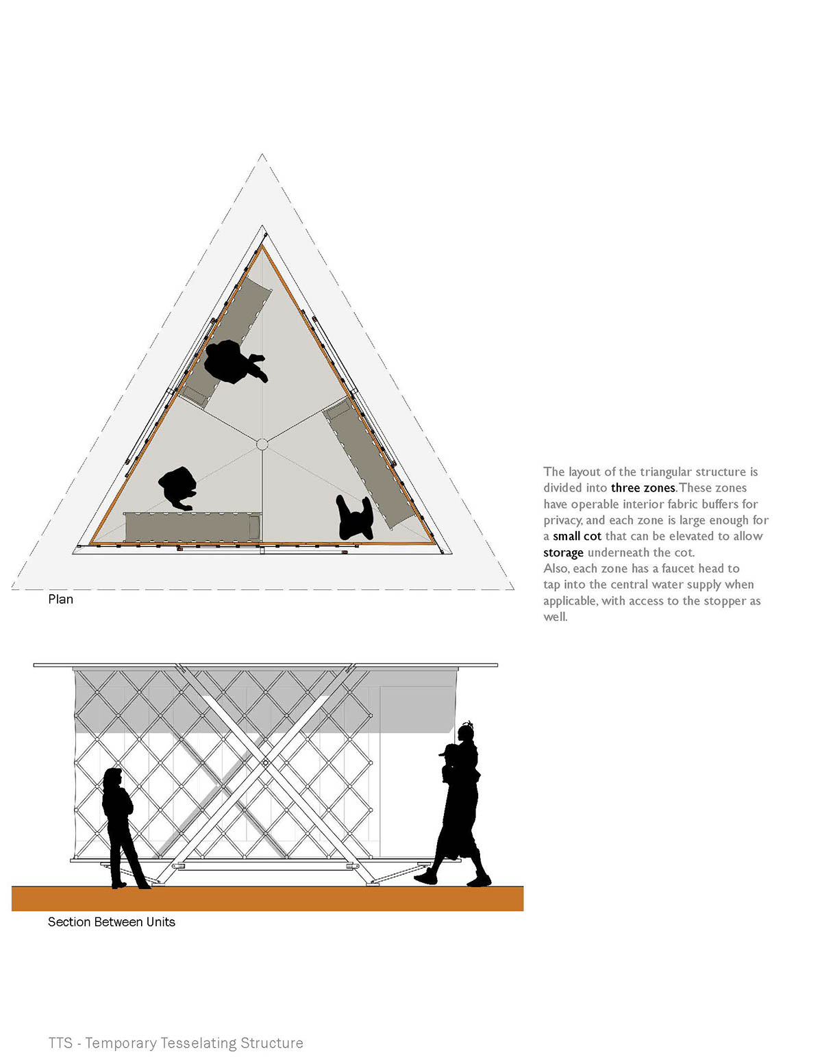 Disaster Relief Structure Incubator Community Center Graphite Rendering kinematic architecture Responsive Architecture