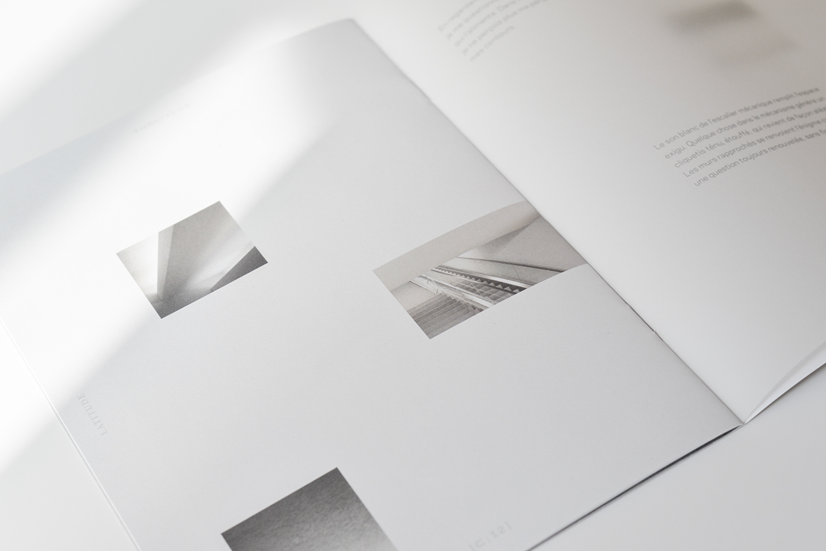 livre book design souterrain Montreal typography   booklets underground intervalles mood