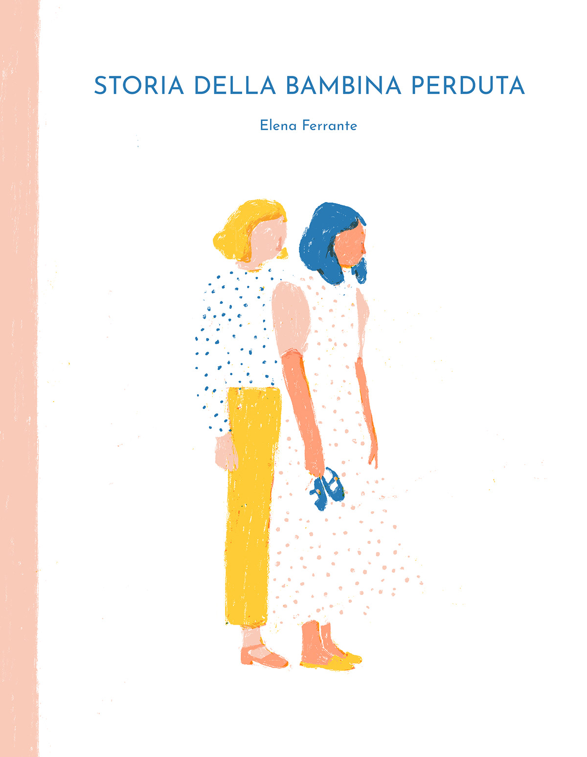 elena ferrante book cover ILLUSTRATION  brilliant friend amica geniale book design