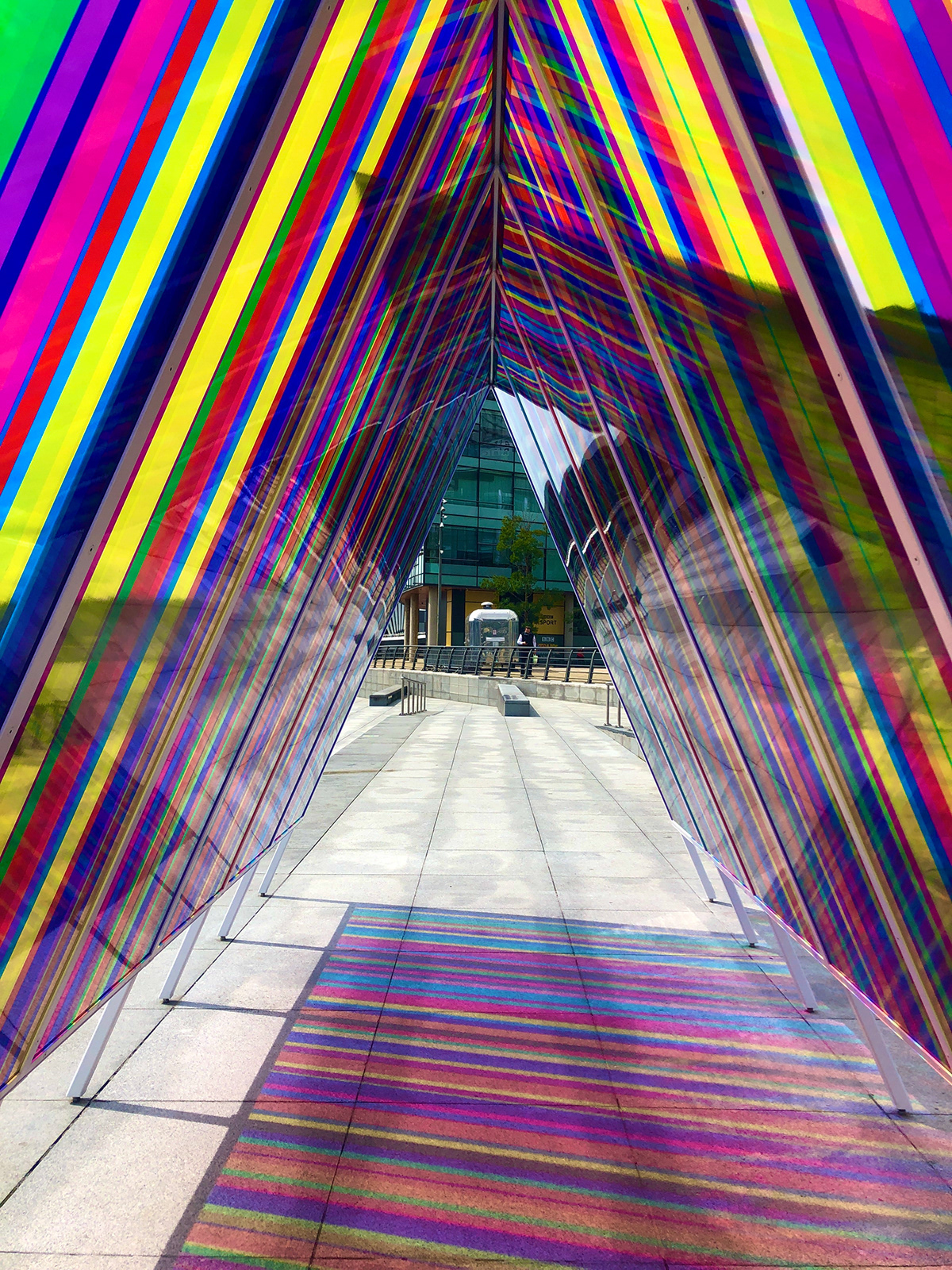 color colorful colors colour light light art prism reflection shadow stripe