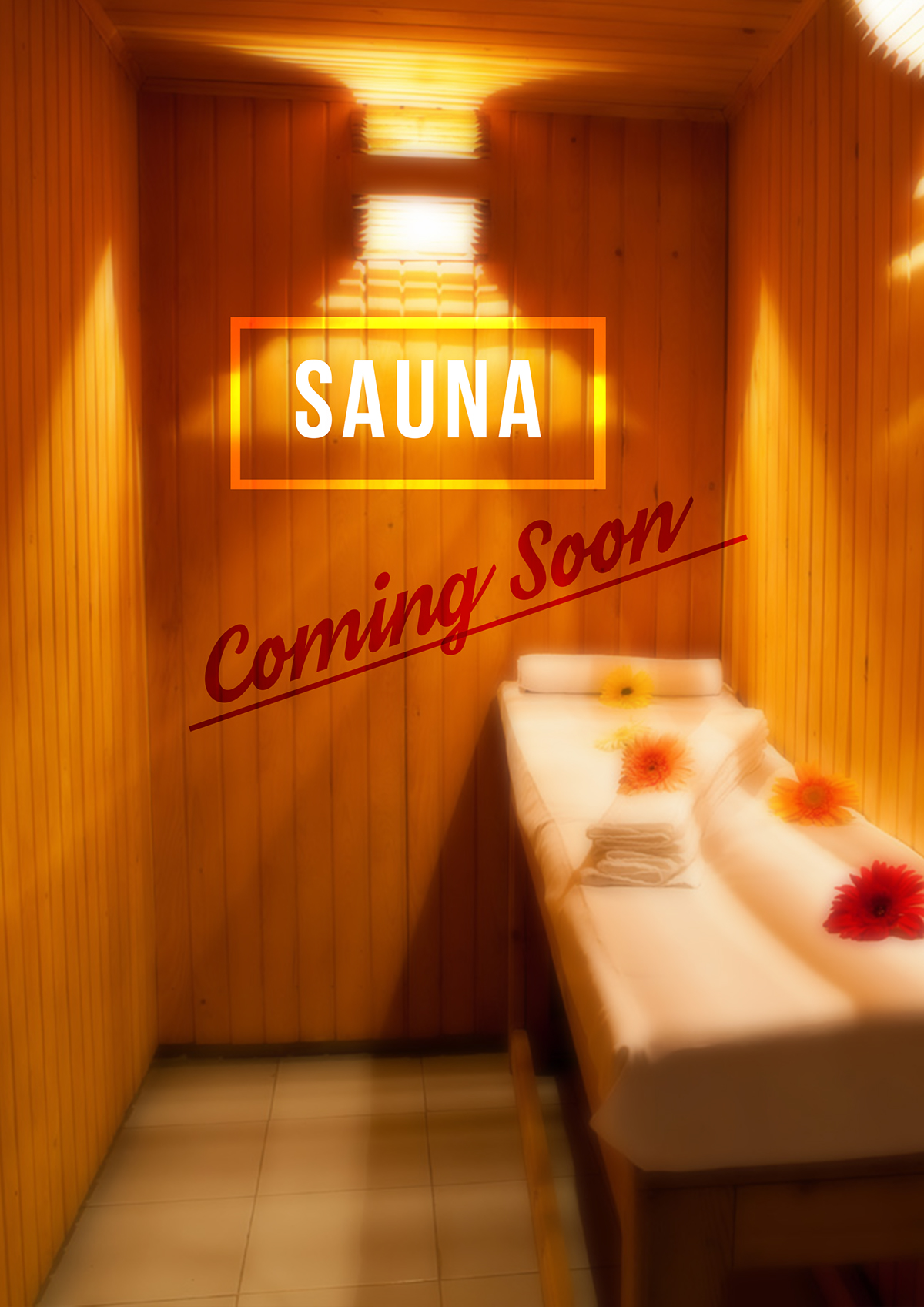 Uri Foot Theraby Sauna massage facebook cover poster