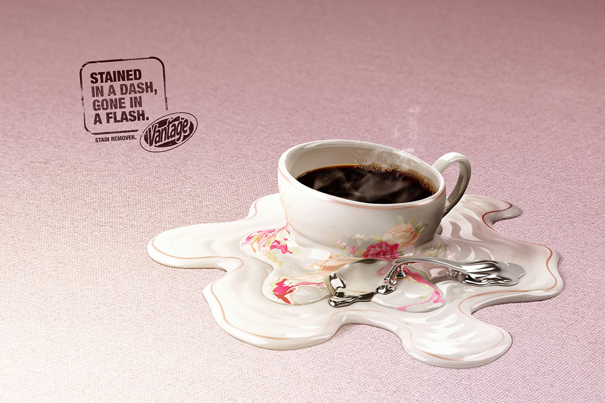 Coffee  tea  katchup  melt  liquids  texture   textile