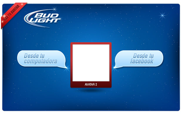 Bud Light facebook app fiacro avatar