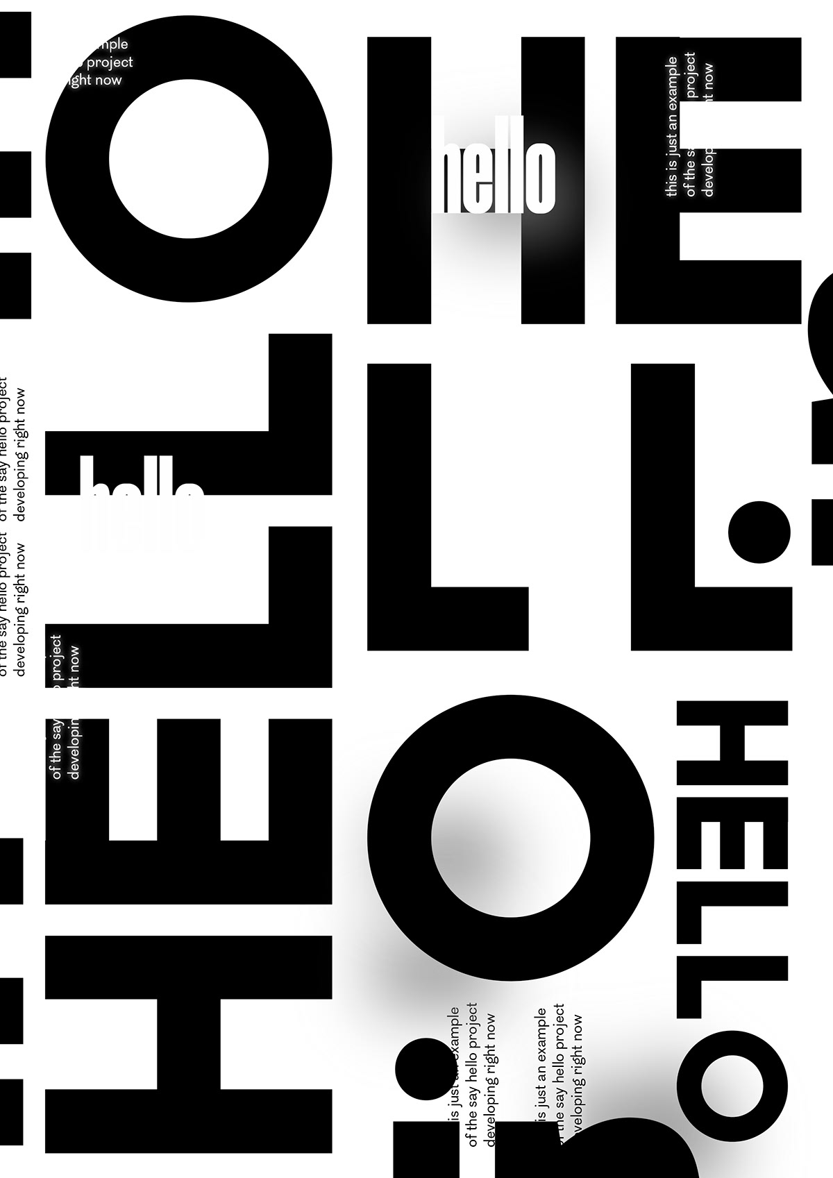 fonts typography   design poster black and white photoshop editorial design  letters words