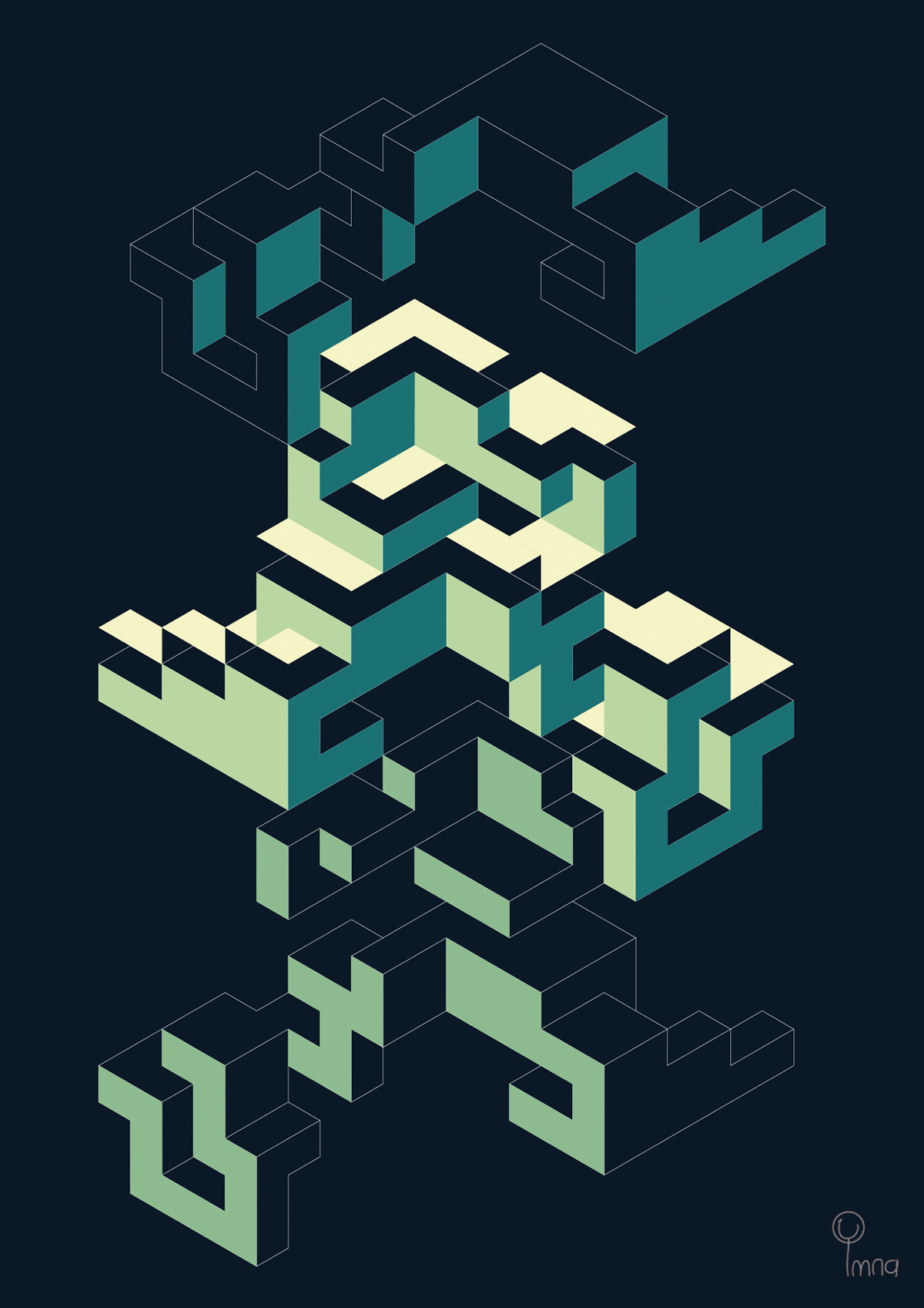 #cube #pattern #3D