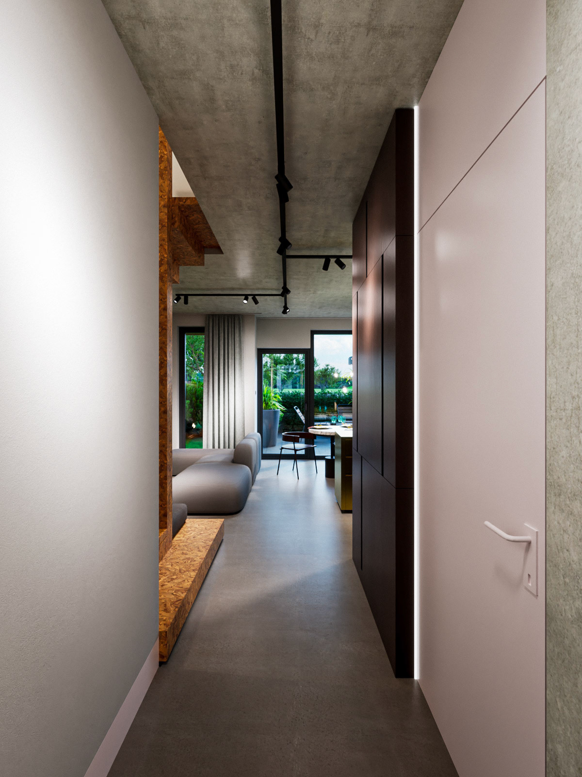 ArchiCAD clean design Interior interior design  minimal modern Render twinmotion visualization