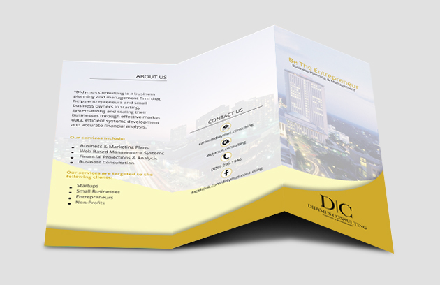 Logo Design business card brochure internship