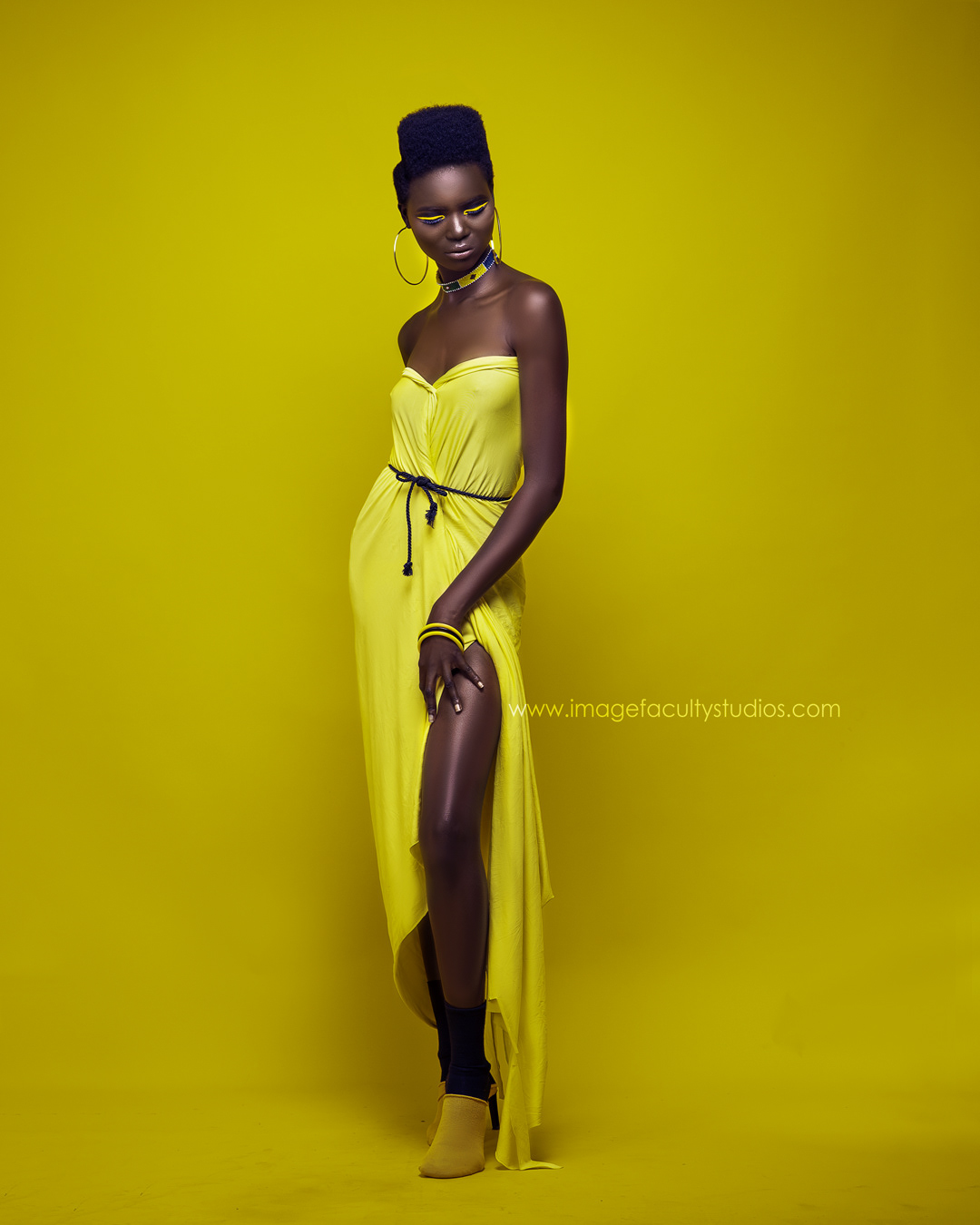 Fashion  fashion editorial Photography  colour theme yellow yuletide