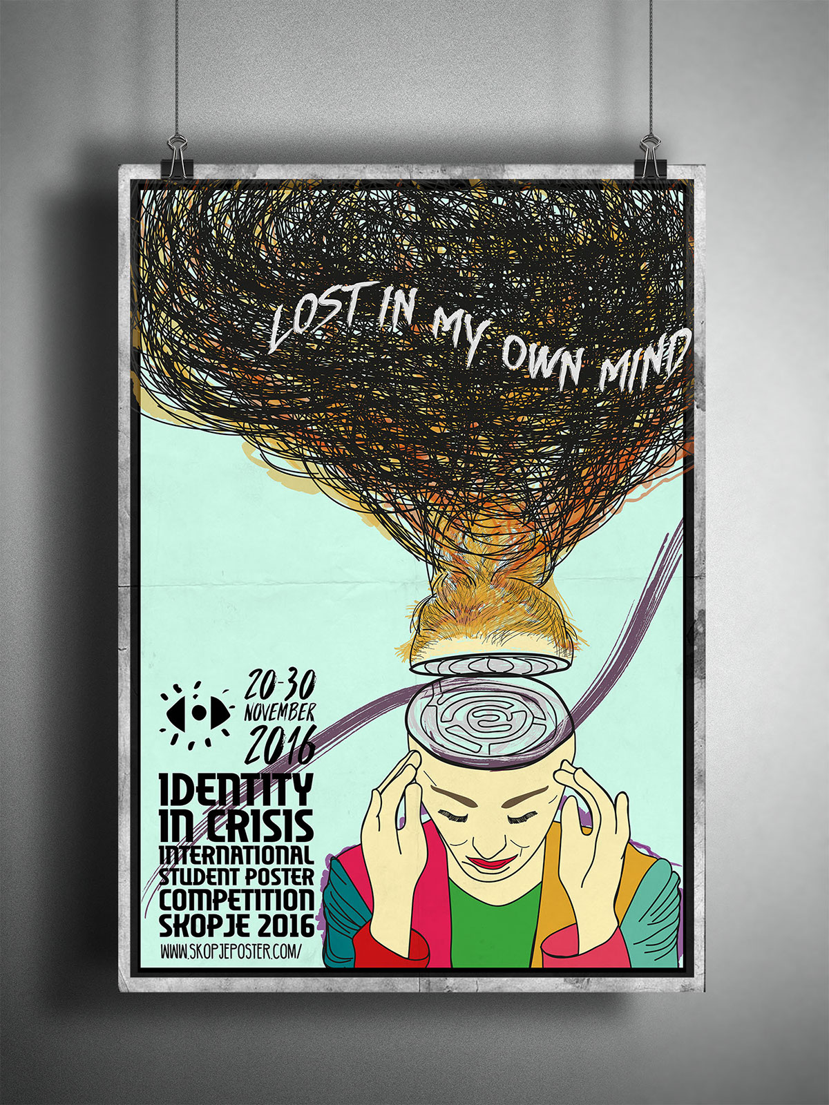 poster afiche graphic design  ILLUSTRATION  color Mockup contest