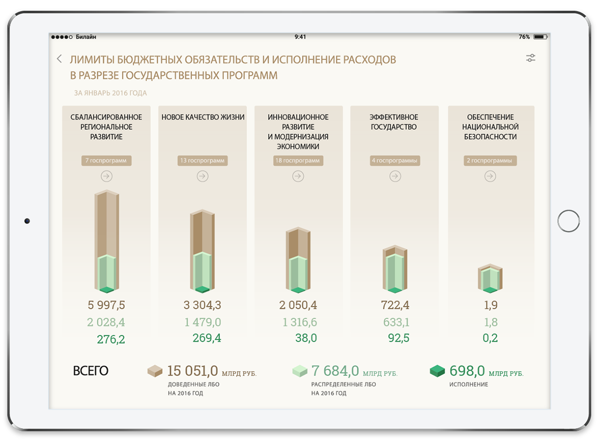 application finance infographic visualisation