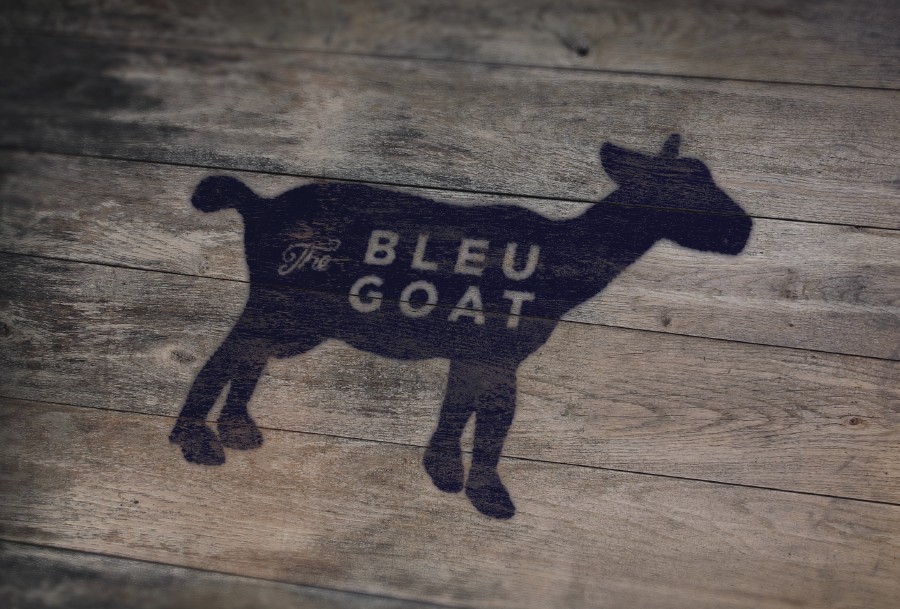 Cheese blue bleu goat photo styling Experience farm market type handmade Script Lockup vintage brand organic