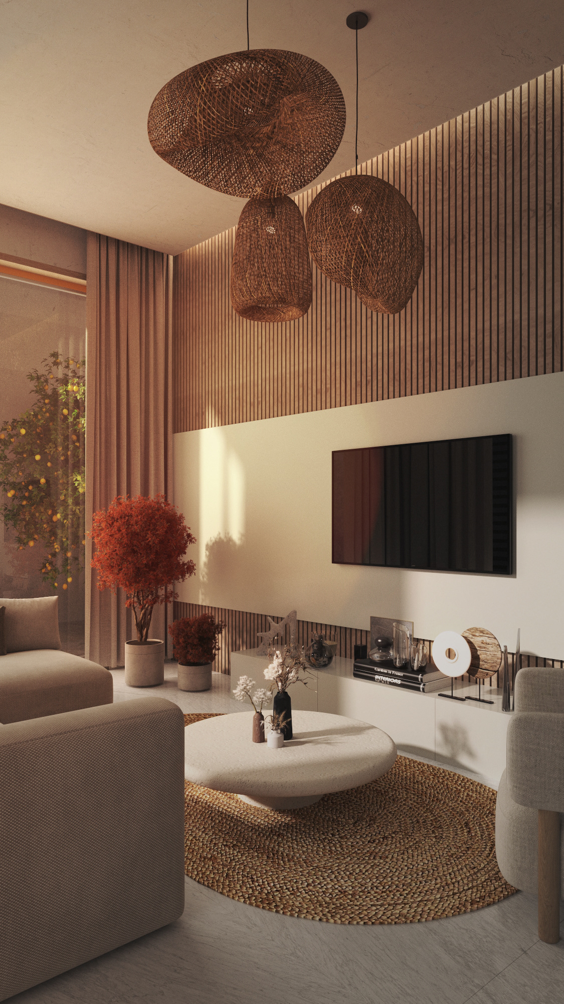 interior design  visualization Render 3ds max vray modern archviz CGI Scandinavian Interior