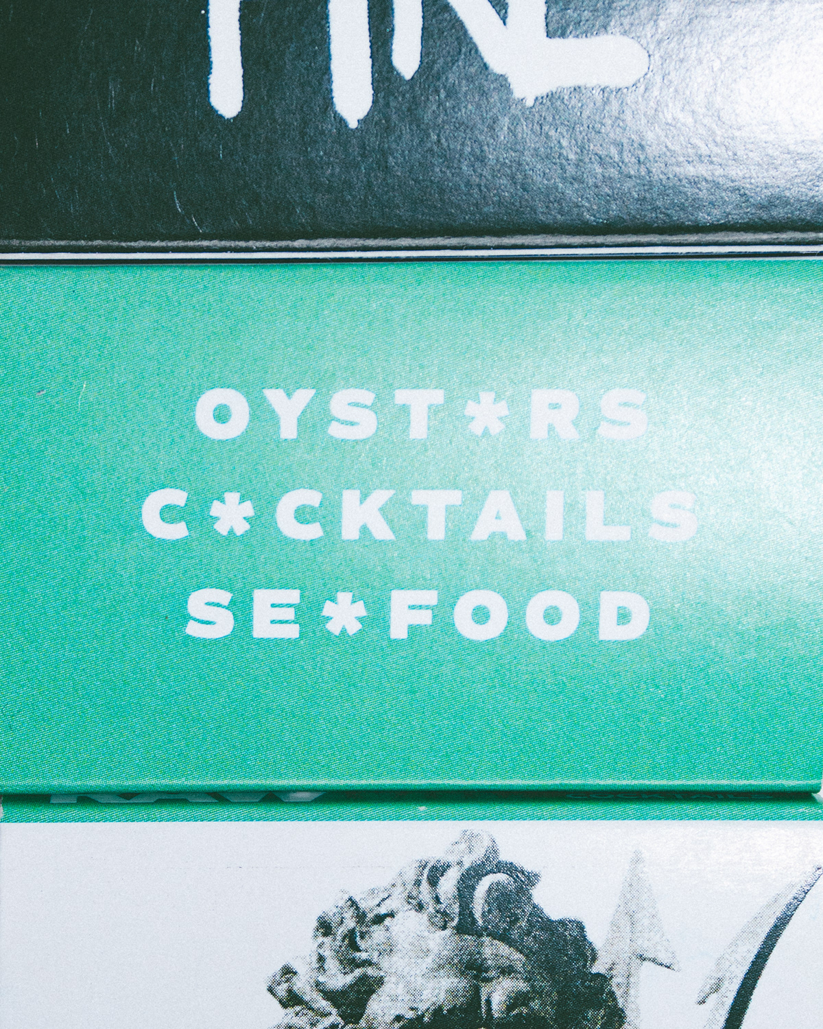 Brand Design brand identity branding  Logo Design menu oysters restaurant seafood typography   visual identity