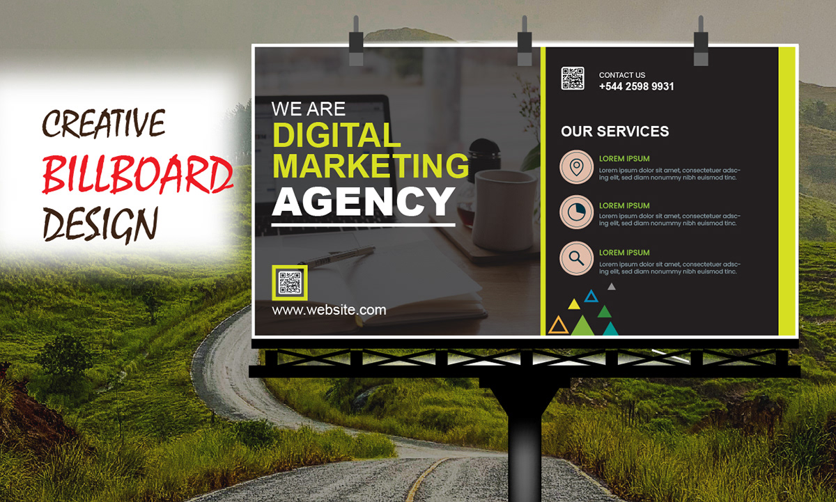 creative Social media post ads bill board billboard design banner poster Advertising  marketing   visual identity