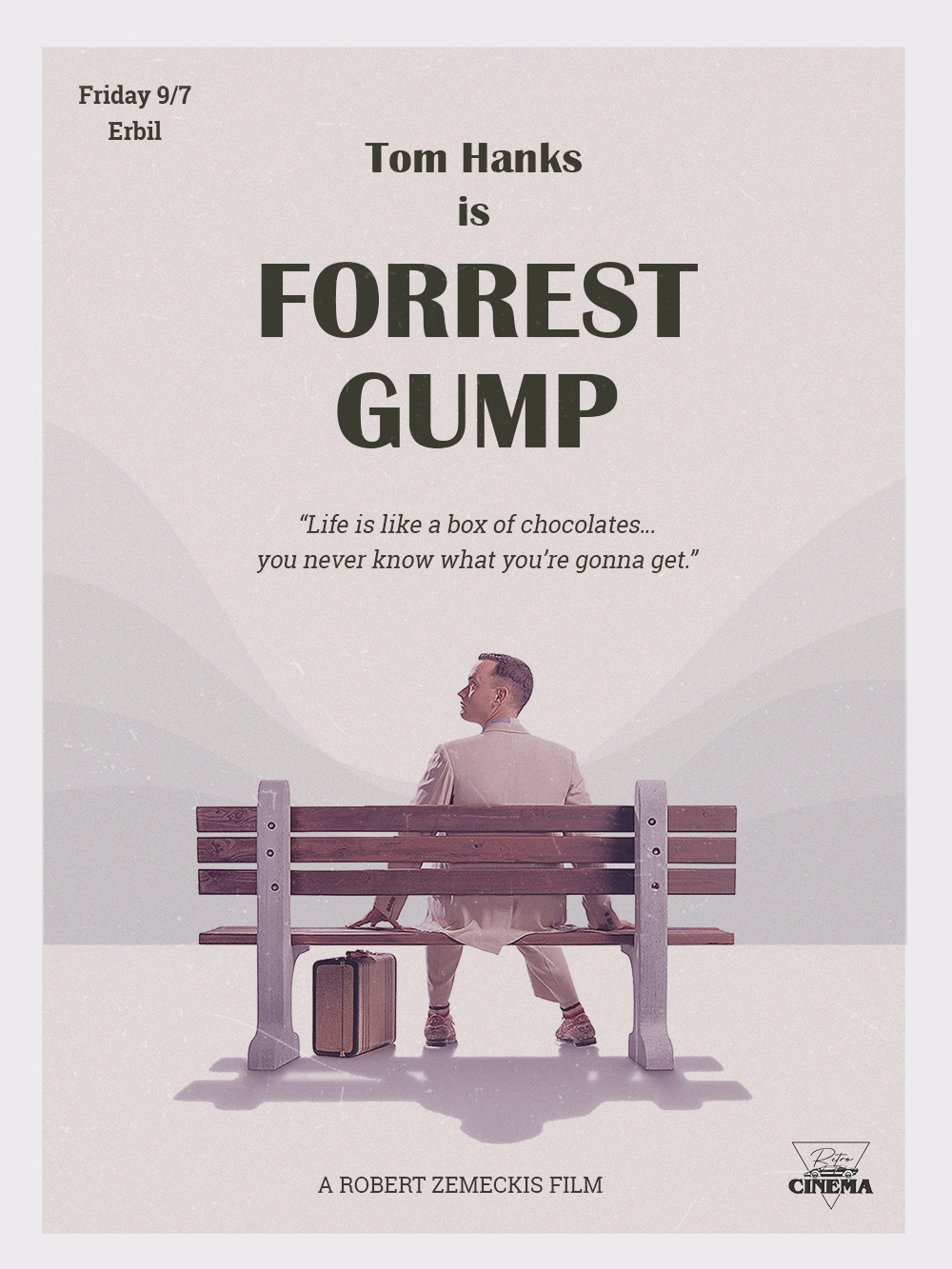 Cinema forrest gump movie movie poster Poster Design tom hanks