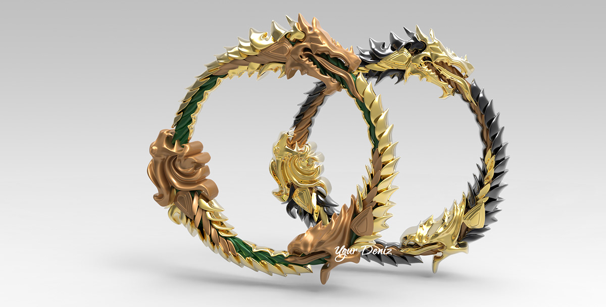 ring jewelry 3D Render