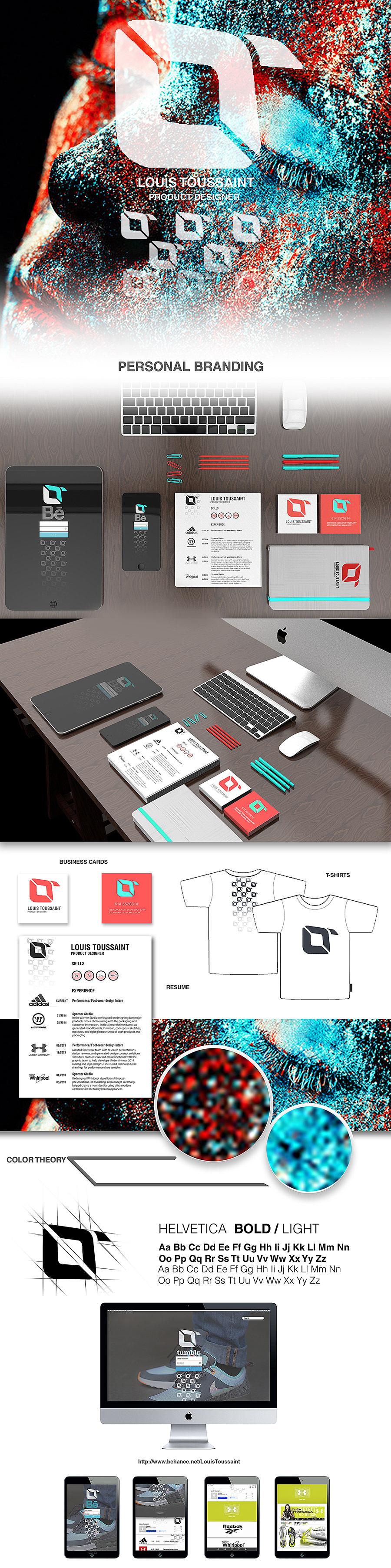 personalbranding personal branding grahic design layouts brand louis toussaint logo Logo Design app ui design UI design