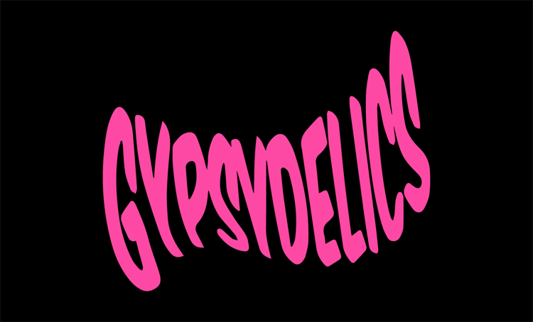gypsydelics psychedelic musicband logo fanart underground hippie freaks Goa