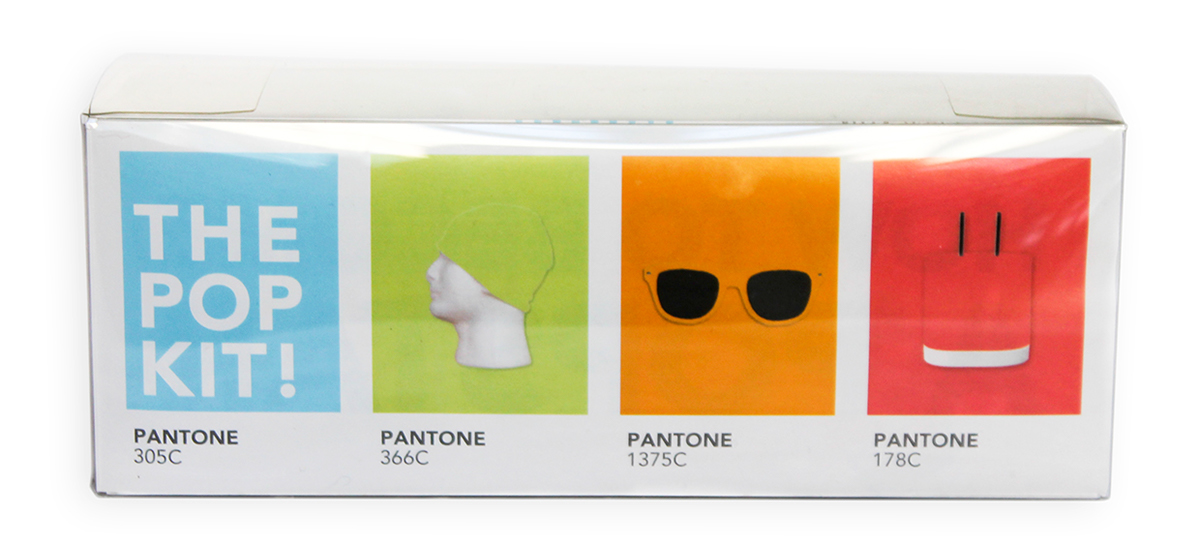 Sample Kit Promotional Products box design brochure Sunglasses Bandana wall charger