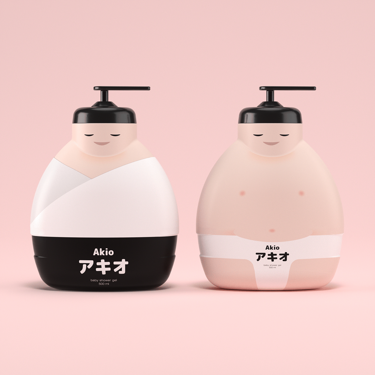 baby body Packaging japanese package plastic bathing