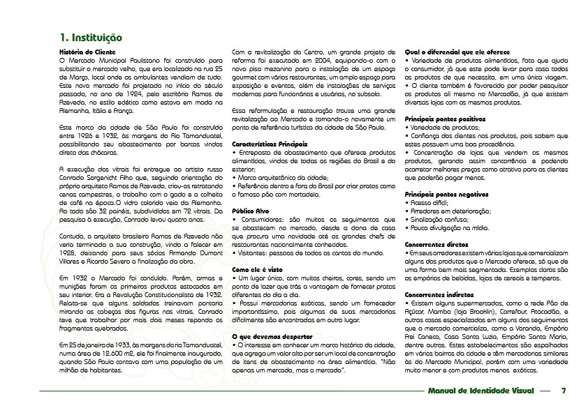 manual de identidade manual identidade visual miv brand marca Mercado municipal Paulistano mercadão
