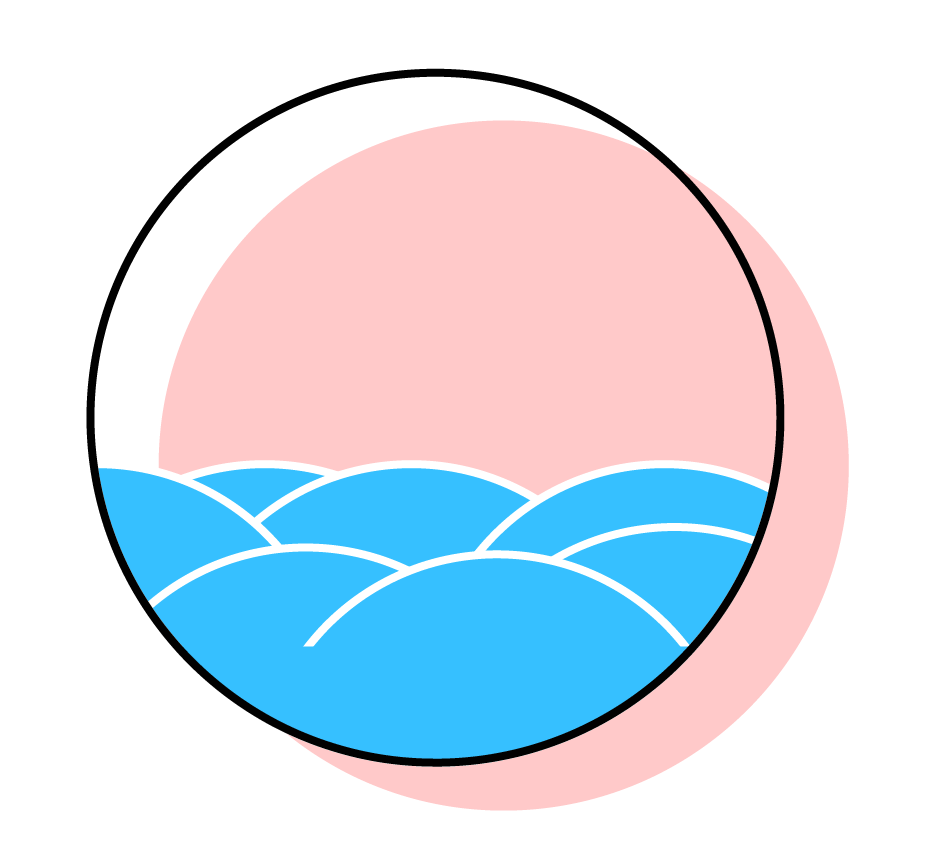 Icon weather graphic design  Illustrator pink Sun water sea Web