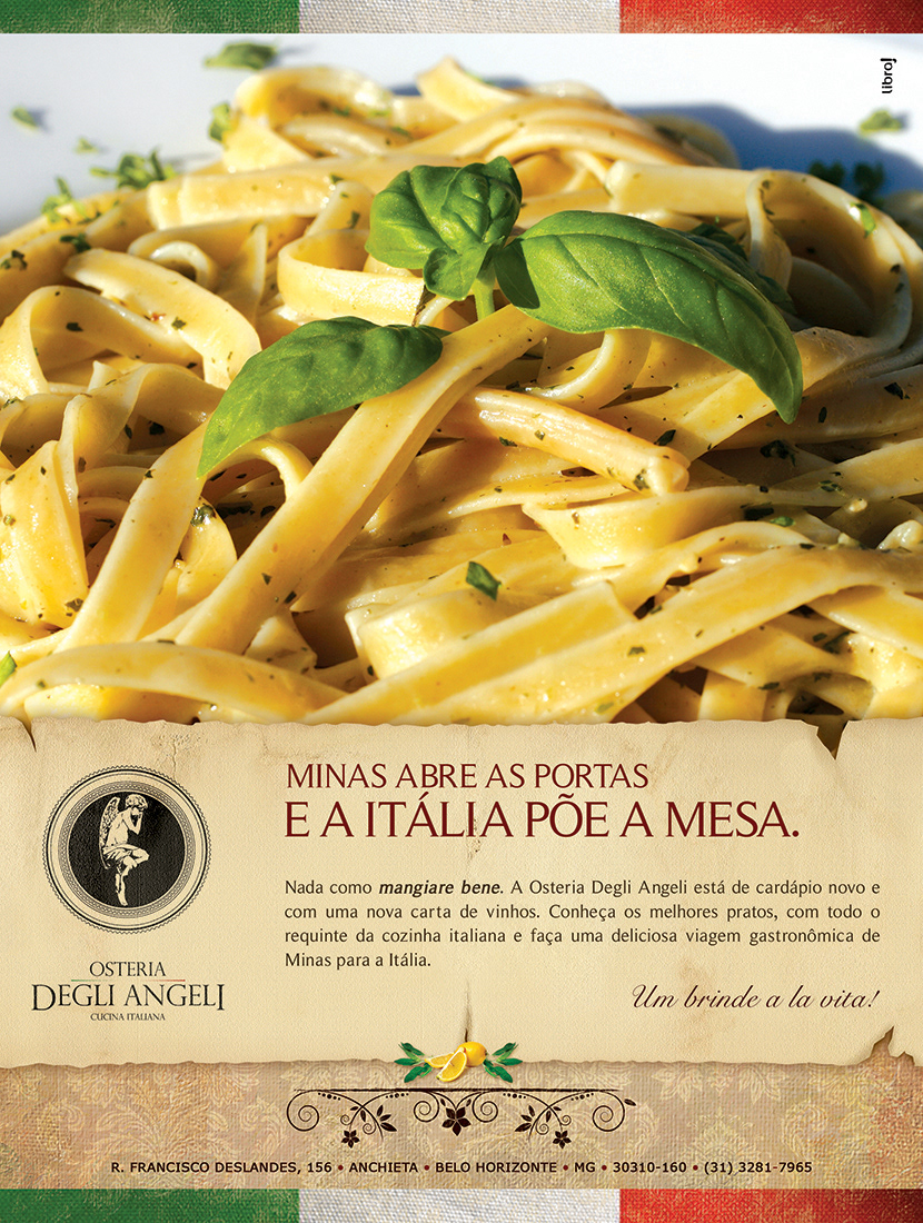 italiana comida ad