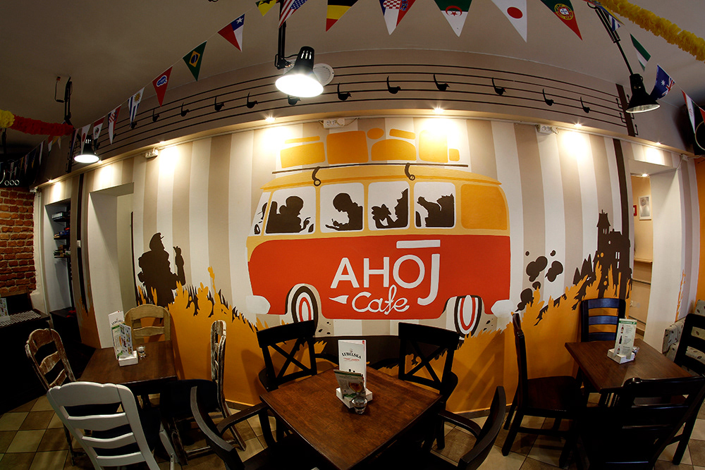 AHOI Cafe aPoprostu Torun caffe
