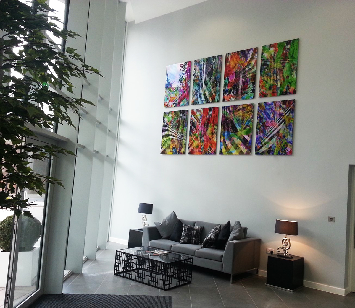 luxury art Interior design canvas acrylic metal paint home residential hotels apartments offices corporate vibrant