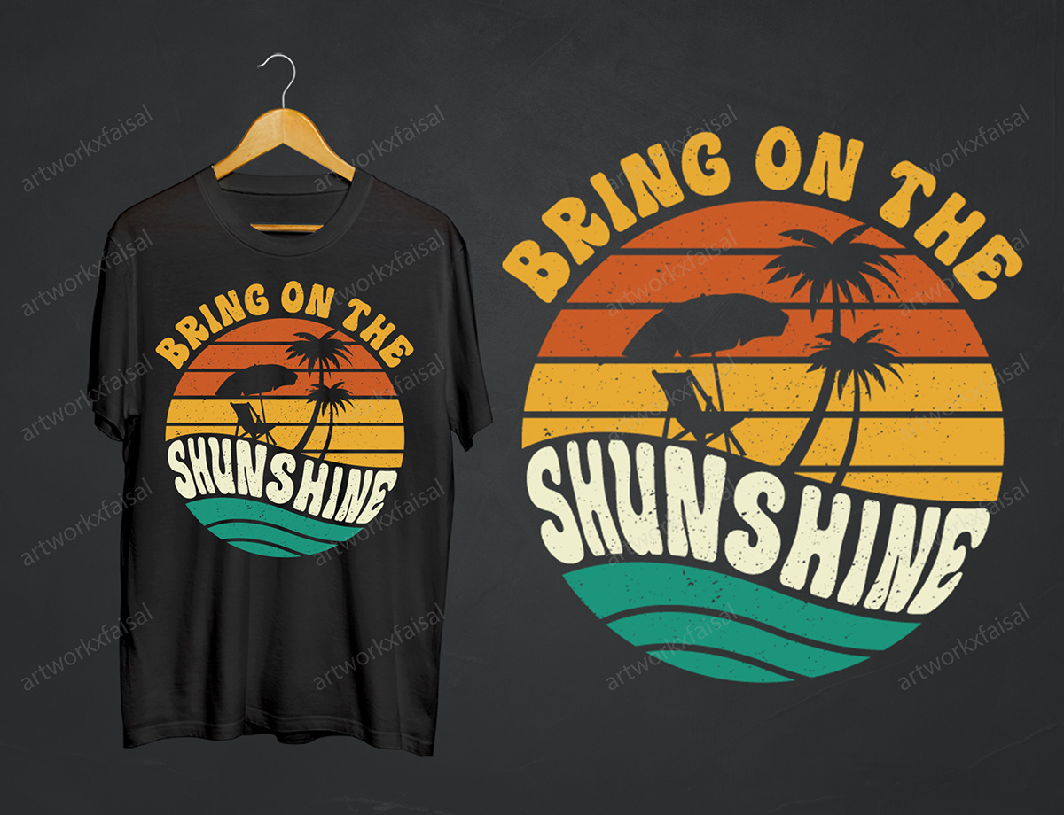 Summer Outing T Shirt Design on Behance