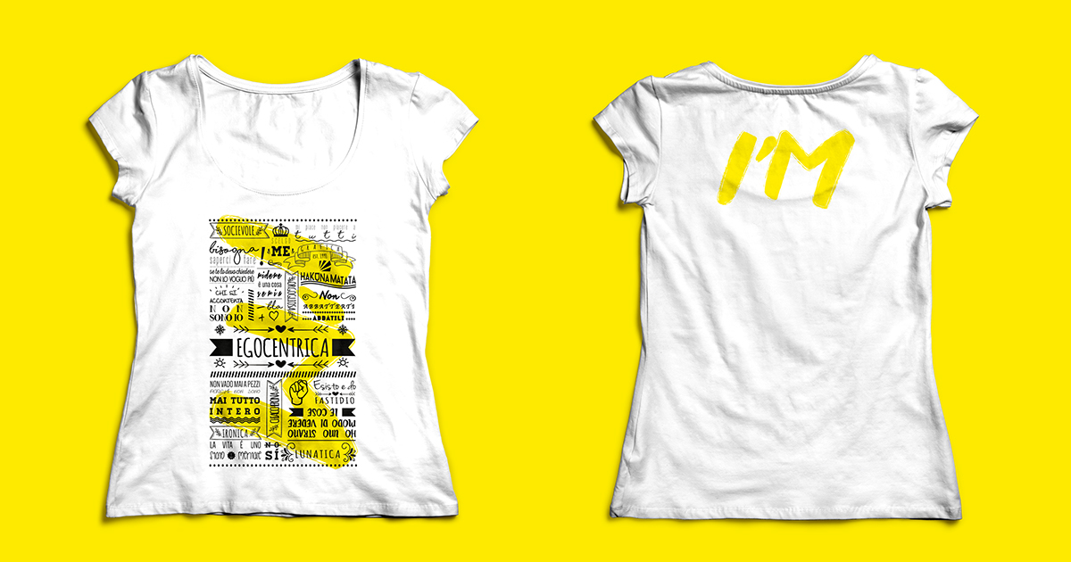 graphic design  Values yellow brand advertisement manifesto t-shirts Packaging