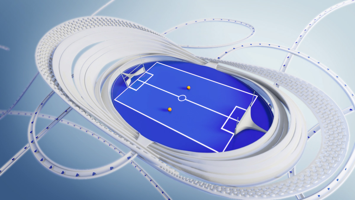 Futbol soccer El Sueño de ivan 3D animations stadium