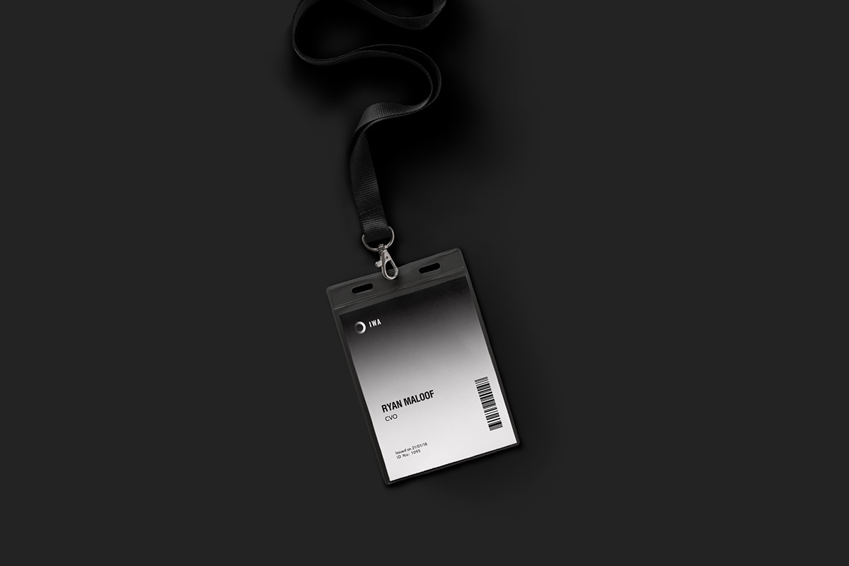 brand identity branding  minimal letterhead invoice businesscard gradient logo idcard