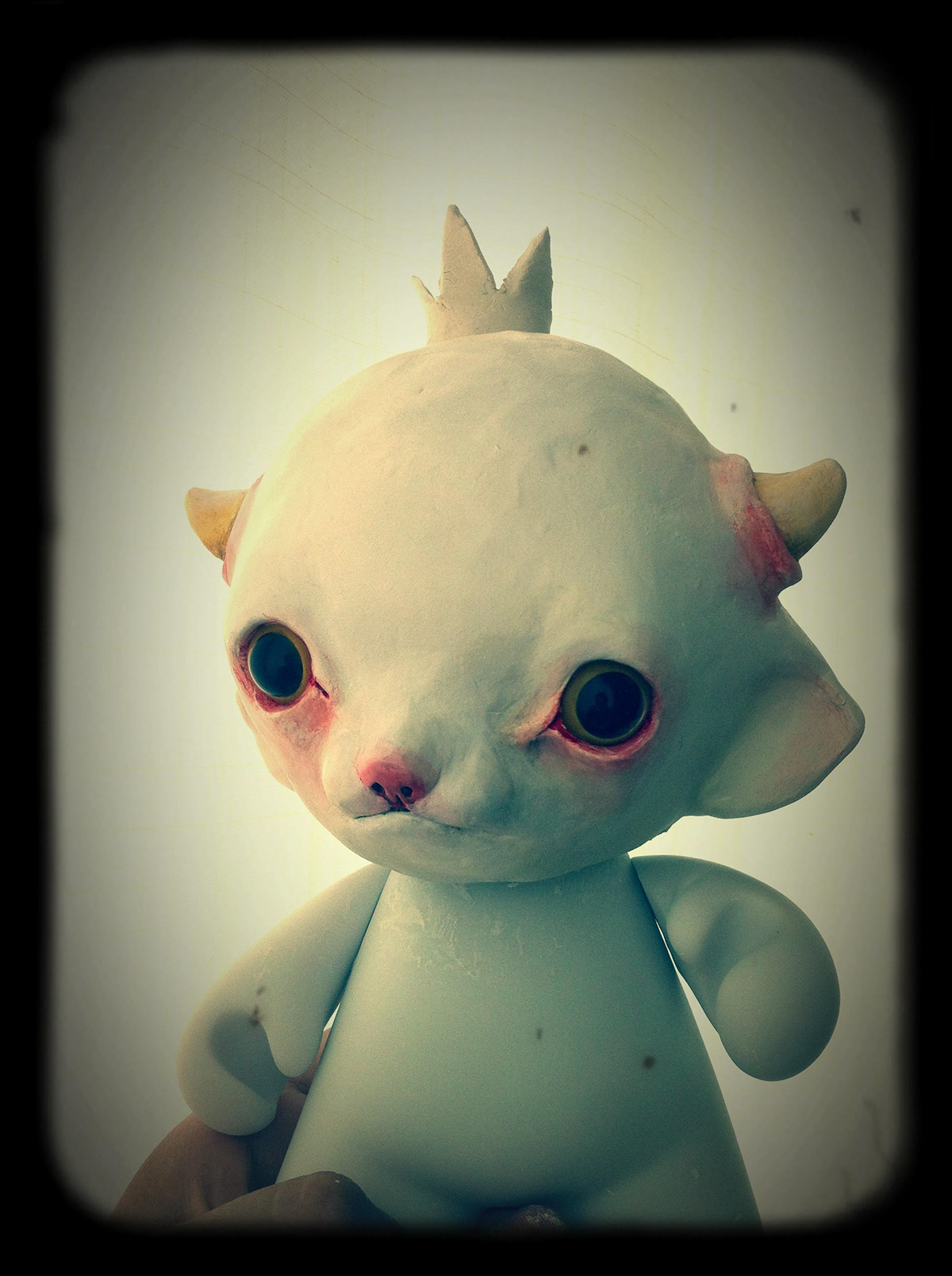 Munny Kidrobot Cat sculpture anamarietta