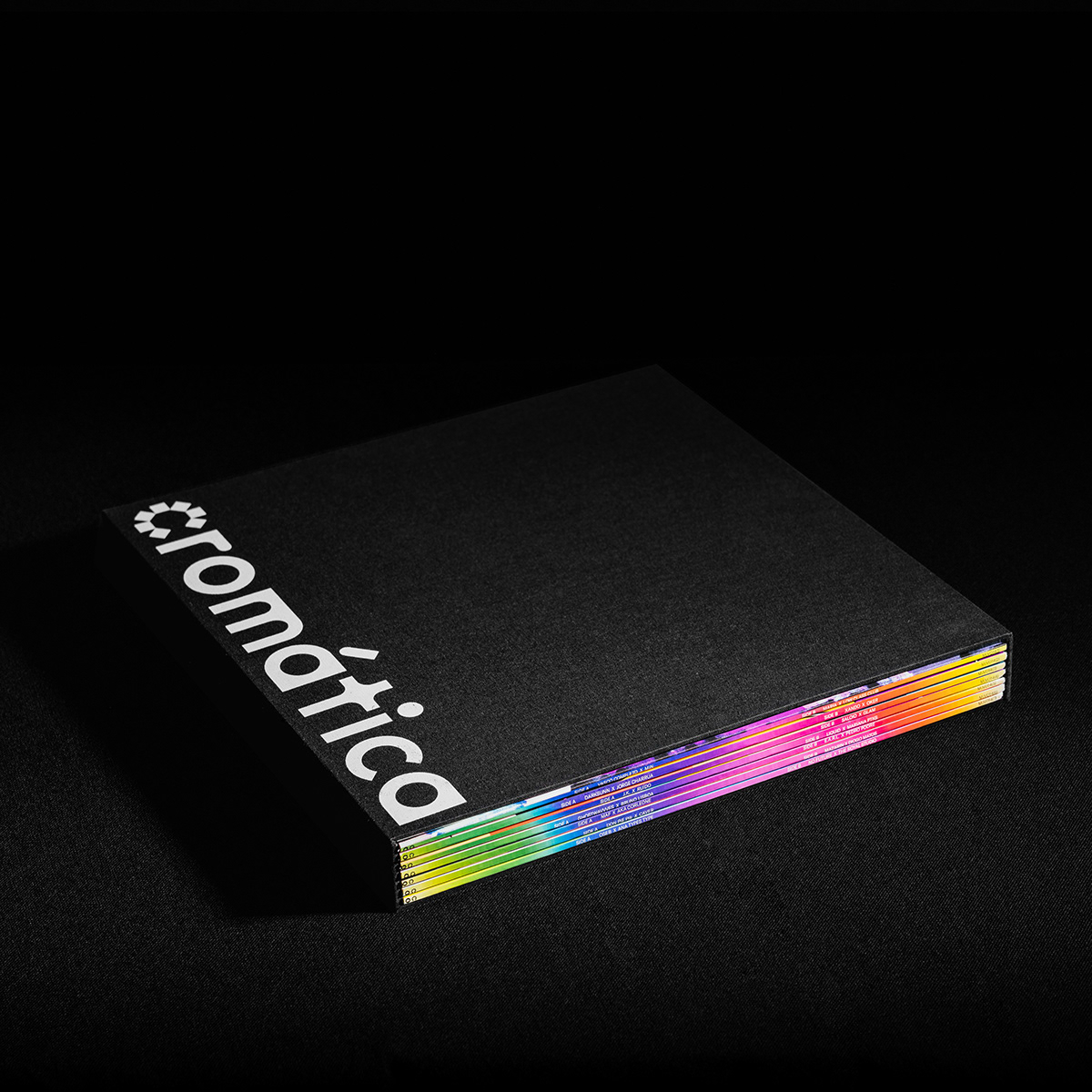 art direction  brand identity color graphic design  logo Min rainbow vinyl vinyl box set visual identity