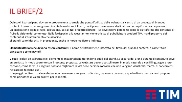 branded content TIM italia timmagini brand management social media Promotion