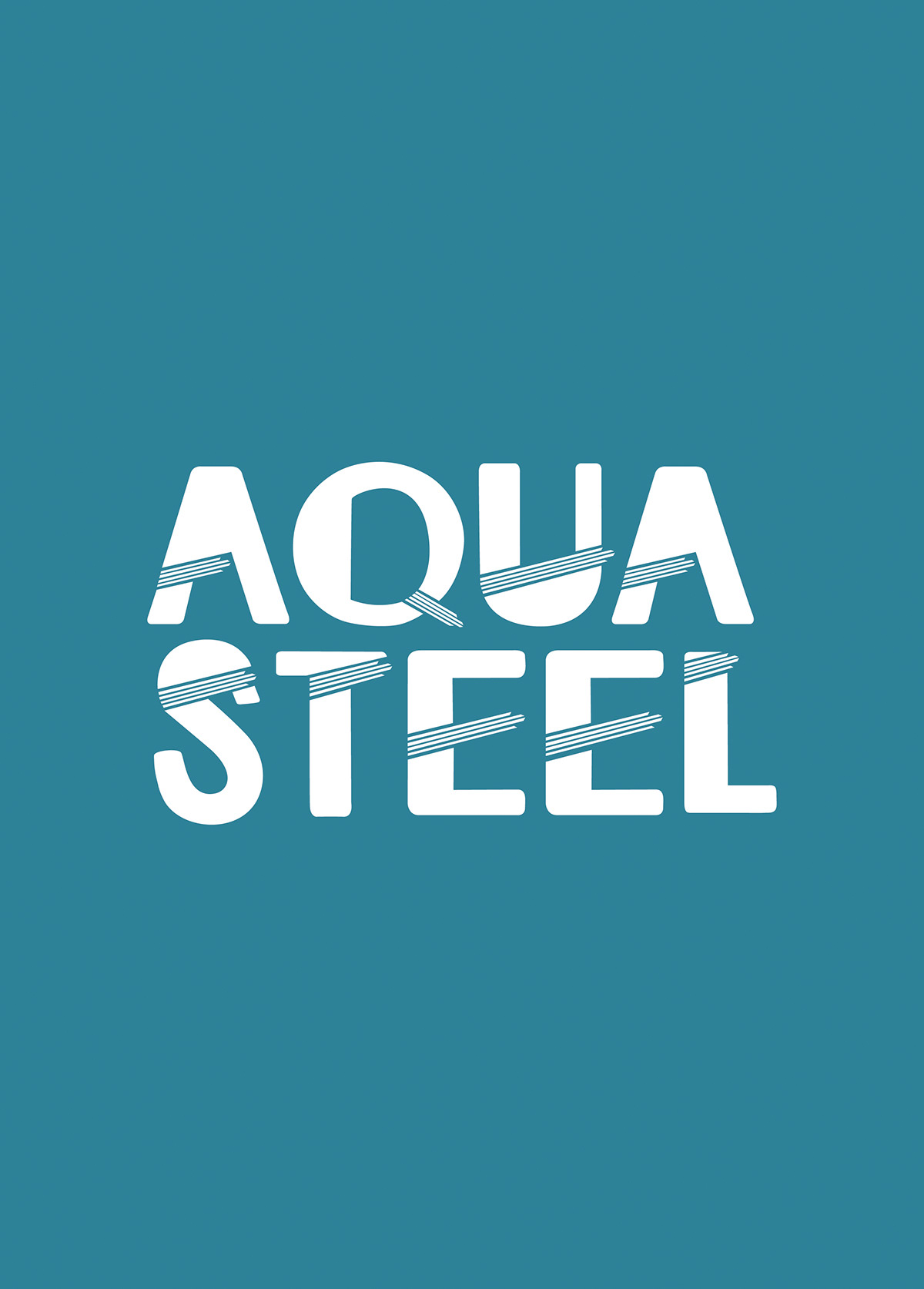 type scupture aqua steel