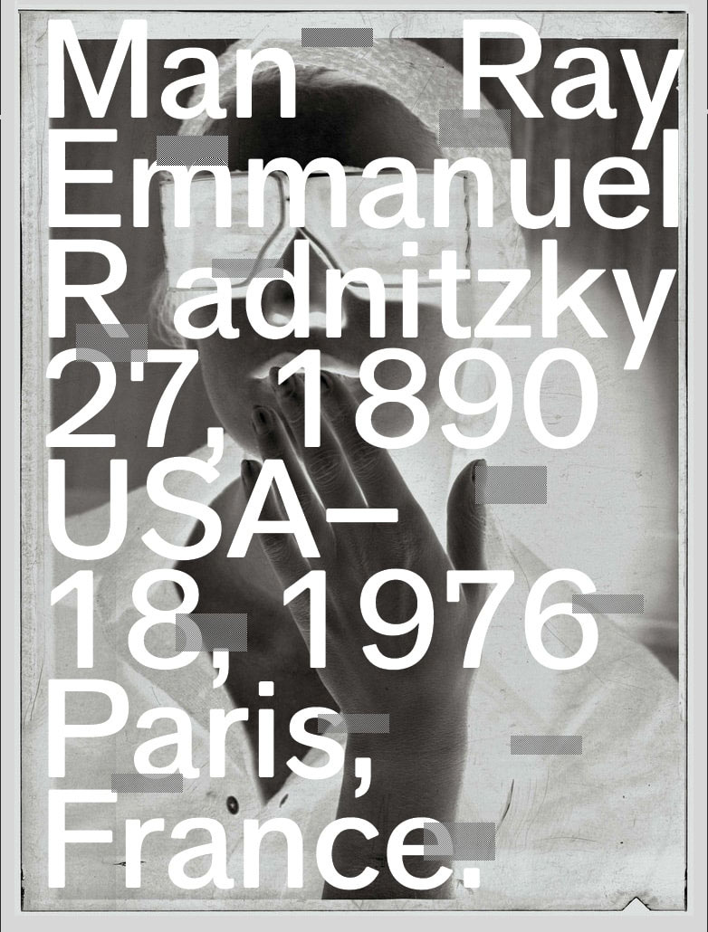 Marcel Duchamp Pierre Gassmann Man Ray Emmanuel Radnitzky editorial publication book design book design